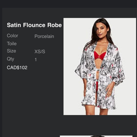 Victoria’s Secret Soft Flounce Robe - Picture 3 of 3